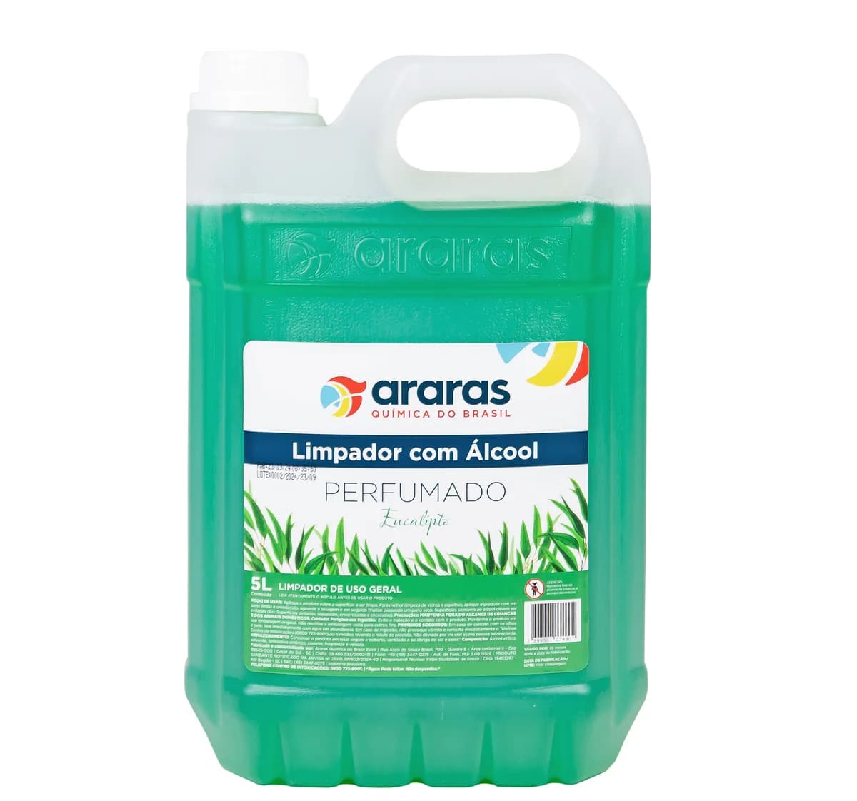Limpador com Álcool Perfumado - Eucalipto - 5,1 Litros