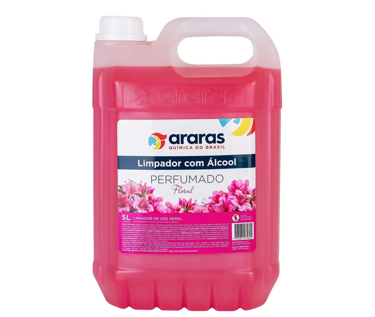 Limpador com Álcool Perfumado - Floral - 5,1 Litros