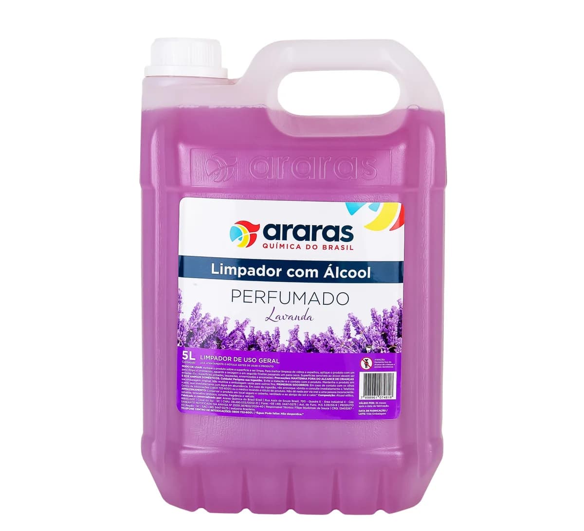 Limpador com Álcool Perfumado - Lavanda - 5,1 Litros